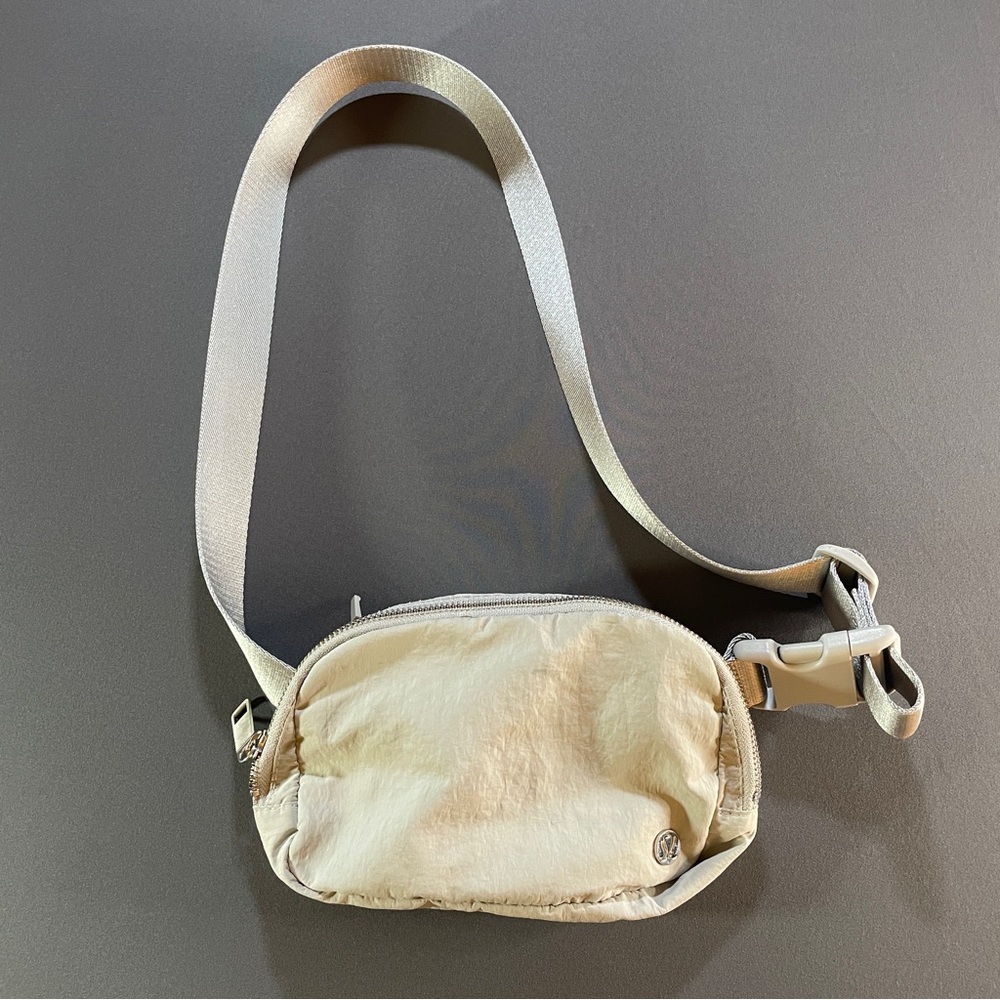 Lululemon Athletica Cream Crossbody Bag